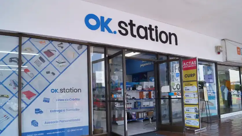 Fachada de Ok.station en Centro Comercial Otay, Tijuana